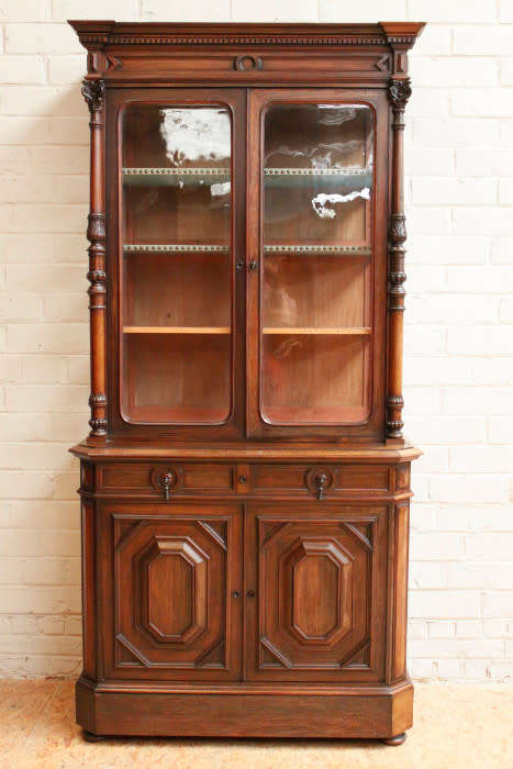 Victorian Library Bookcase in Rosewood