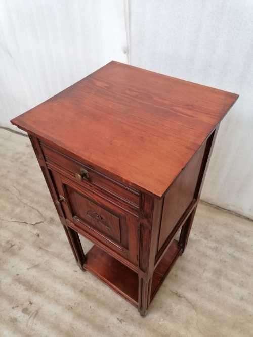 Oak Art deco Nightstand/ Cabinet