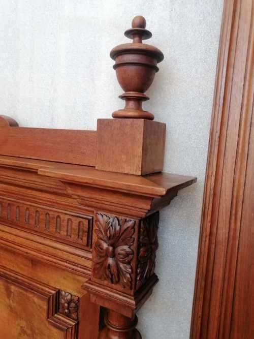 French Louis XVI walnut bed
