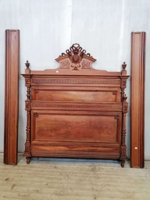 French Louis XVI walnut bed