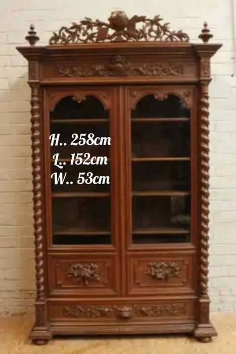 Oak Renaissance Bookcase