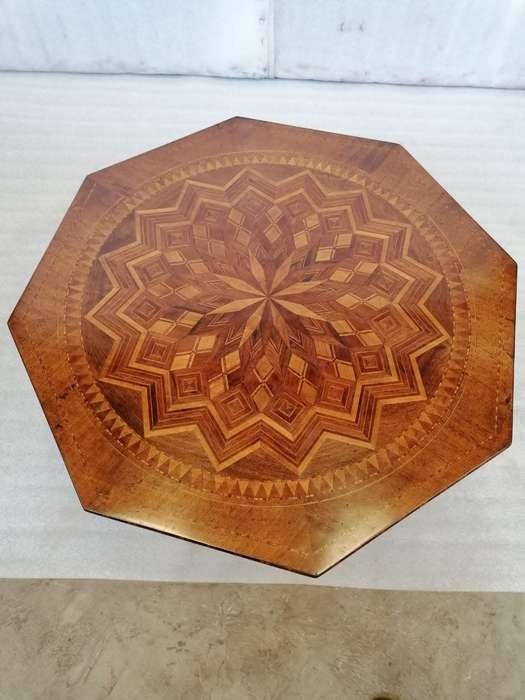 19th Century Italian Inlaid Parquetry occasional Table