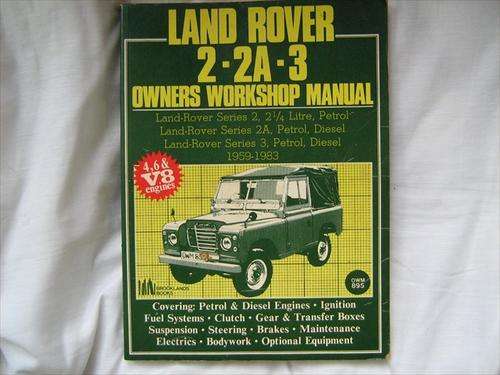 LANDROVER WORKSHOP MANUAL  S2--S2A--S3  PETROL AND DIESEL
