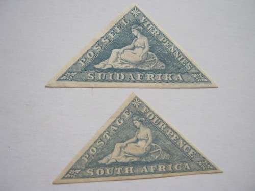 UNION - 1926 TRIANGLE - 2 x STAMPS (ENGLISH & AFRIKAANS) - MHR