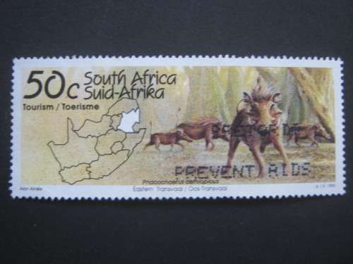 RSA - 1995 Tourism Eastern Transvaal "Warthog" - Single - postally used