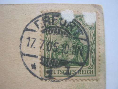 ANTIQUE POSTCARD - 1905 Regierungsgebaude - Clear Postmark