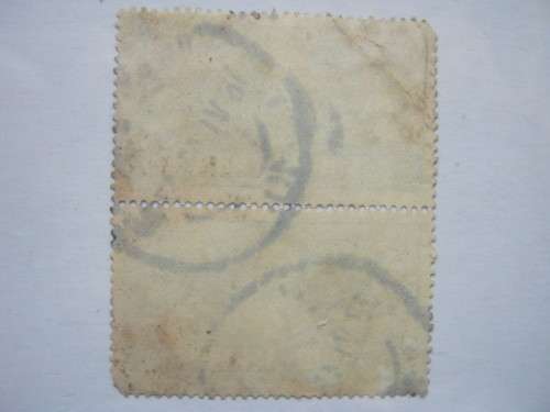UNION - 1941-42 War Effort - 3d Blue, "Women's Services" - Vertical Pair - Used
