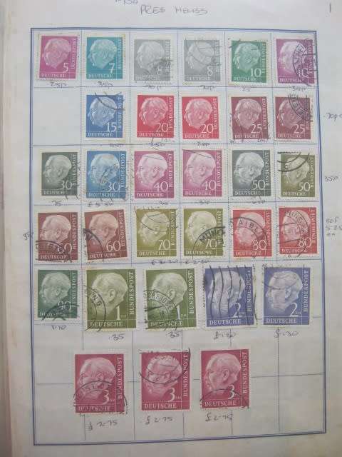 SPRINGBACK ALBUM "New Age" - Bulk Lot of Stamps from German Federal Republic