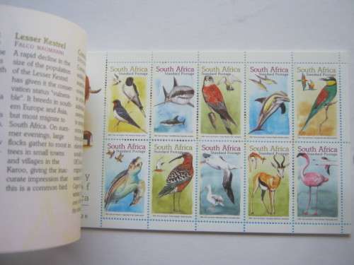 RSA - 1999 Migratory Species - Souvenir Booklet #48 - Complete  Booklet