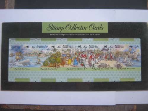 AUSTRALIA - 1987-88 Stamp Collector Cards - Original Packaging