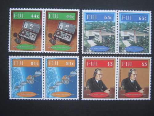 THEMATICS - Fiji - 1996 Radio Communication - Full Set of Pairs - Unused