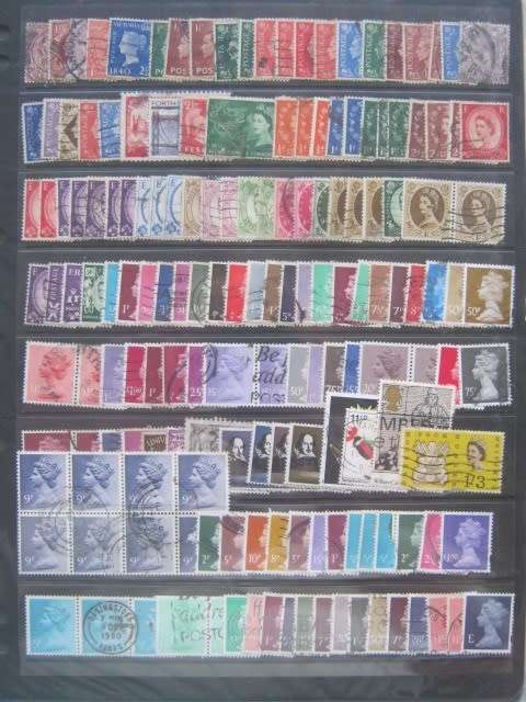 CLEARANCE LOT - GREAT BRITAIN ON LARGE STOCK CARDS