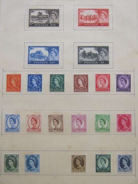GREAT BRITAIN - Good Collection of KEVIII, KGVI and Early QEII - 7 Pages