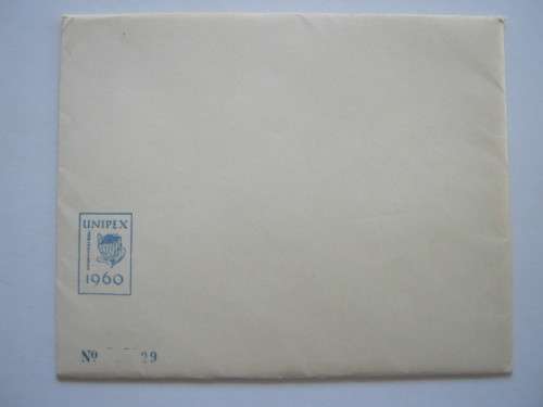 UNION - "UNIPEX 1960" - Seven Souvenir Miniature Sheets plus Souvenir Covers