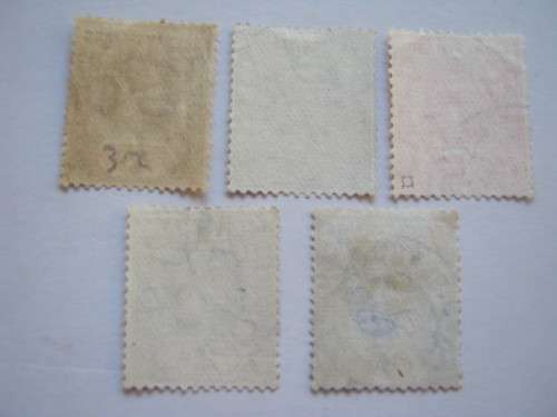 CAYMAN ISLANDS - 1912-20 DEFIN ISSUE - PART SET OF 5 SINGLES - FINE USED