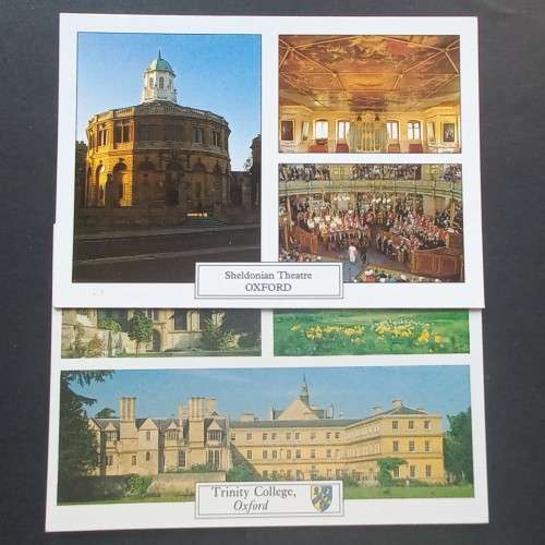 POSTCARDS from Oxford, Great Britain - Unposted