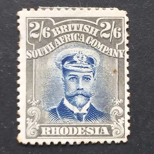 BSAC - 1913-22 Defin Issue `Admiral` - 2s6d Indigo/Brown (Die II) - Single - Unused