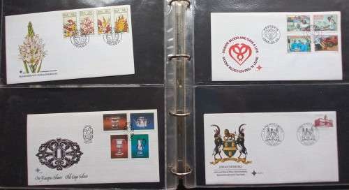 RSA - 38 x FDC's in Ringbinder Type File - No Duplication