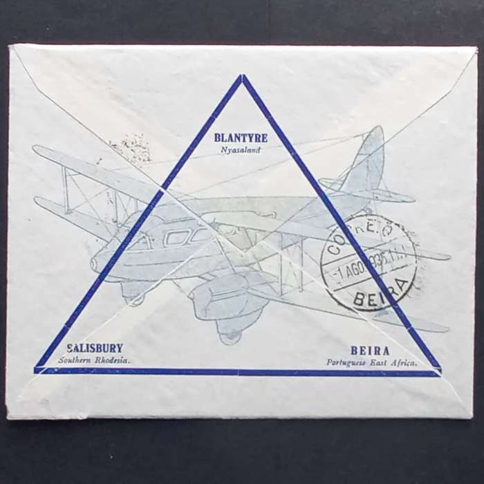 Rhodesia & Nyasaland Airways First Official Air Mail Comm Cover - 1935