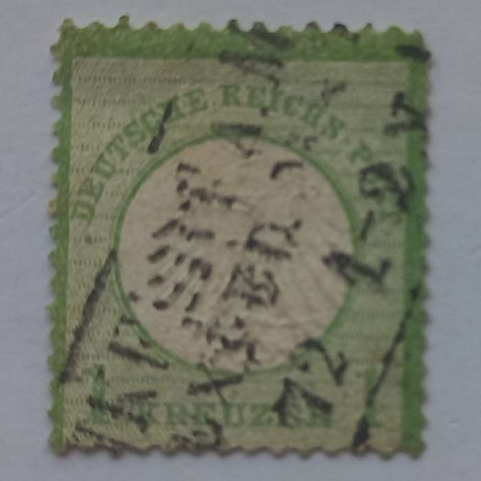 Germany - 1872 Arms embossed (type A) - 1k Green - Single - Used