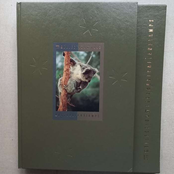 Australia - Collection of 1992 Australian Stamps - Book with Slipcase