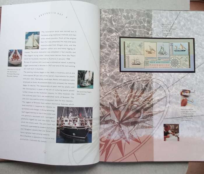 Australia - Collection of 1992 Australian Stamps - Book with Slipcase