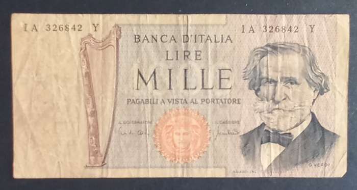 ITALY - Lire1000 Banknote