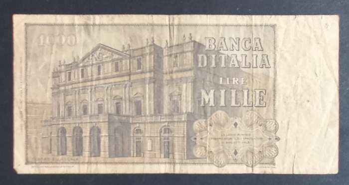 ITALY - Lire1000 Banknote
