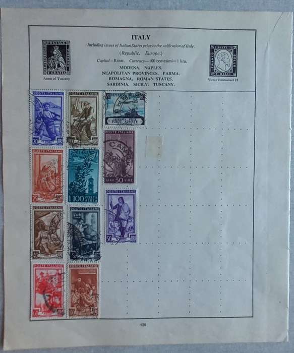 ITALY on Several Loose Pages