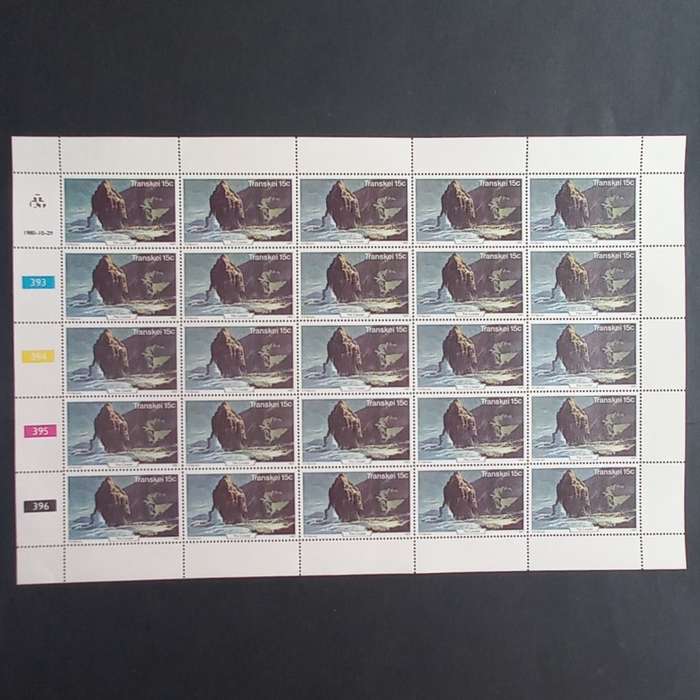 Transkei - 1980 Tourism - Full Set of Full Sheets of 25 - Unused