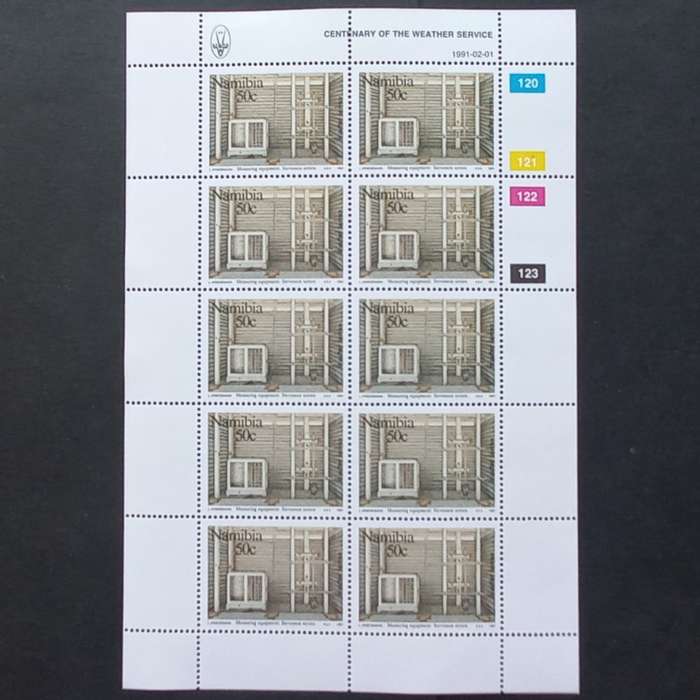 Namibia - 1991 Centenary of Weather Service - Full Set of Sheetlets of 10 - MNH