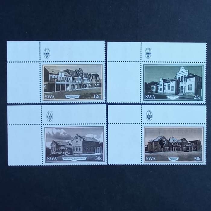 SWA - 1985 Historic Buildings of Windhoek - Full Set of Singles - MNH