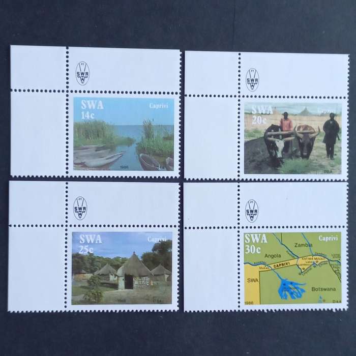 SWA - 1986 Caprivi Strip - Full Set of Singles - MNH