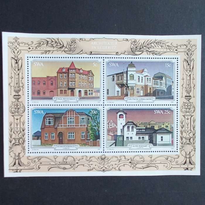 SWA - 1981 Luderitz Buildings - Miniature Sheet #6 - MNH