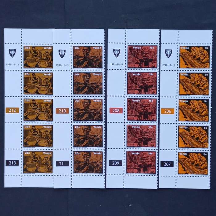 Venda - 1981 Musical Instruments - Full Set of Controls - MNH