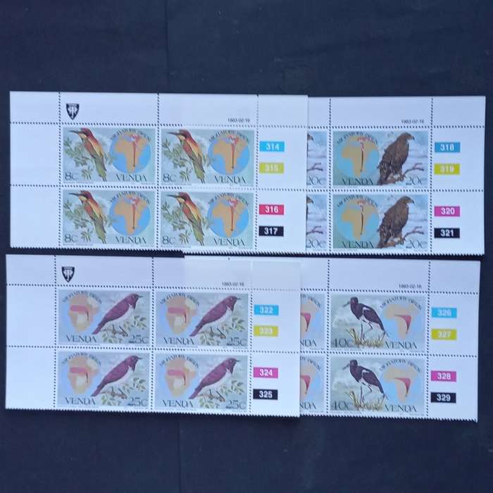 Venda - 1982 Migratory Birds - Full Set of Controls - MNH