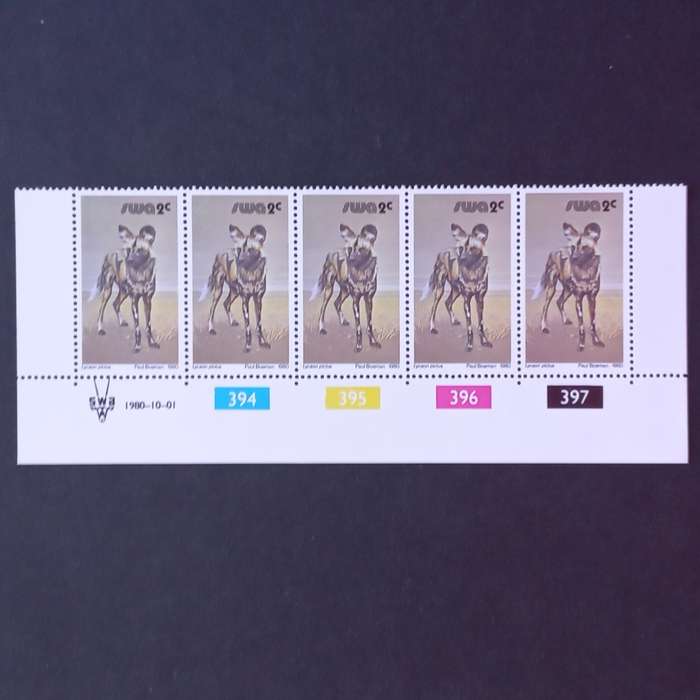 SWA - 1980 3rd Decimal Definitive Issue - 2c - Control Strip of 5 (Original Print) - MNH