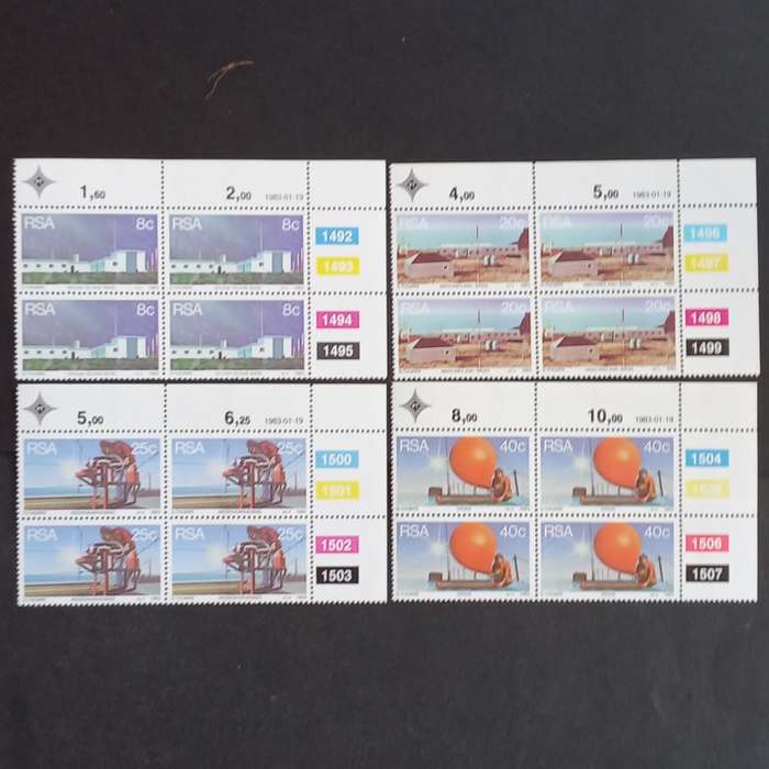 RSA - 1983 Weather Stations - Full Set of Controls - MNH