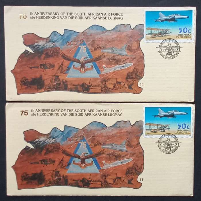 Thematics - RSA - Selection of South African Air Force Covers
