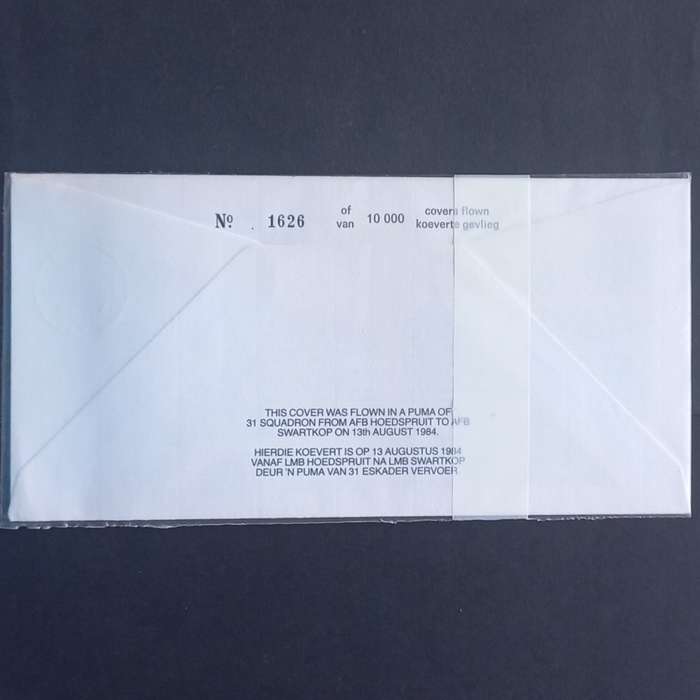 RSA - 1984 SAAF Comm Cover #17 - Warsaw 1944 - Signed