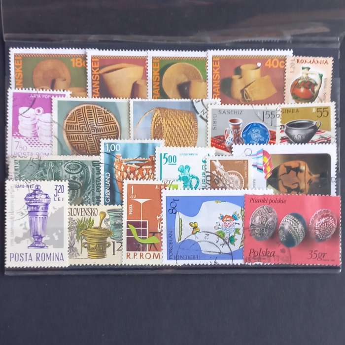 Thematics - Household Items - 20 stamps - no duplication