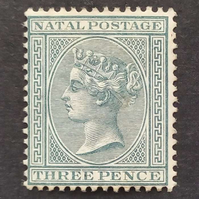 Natal - 1882-89 Defin Issue QV - 3d Grey - Single - Unused