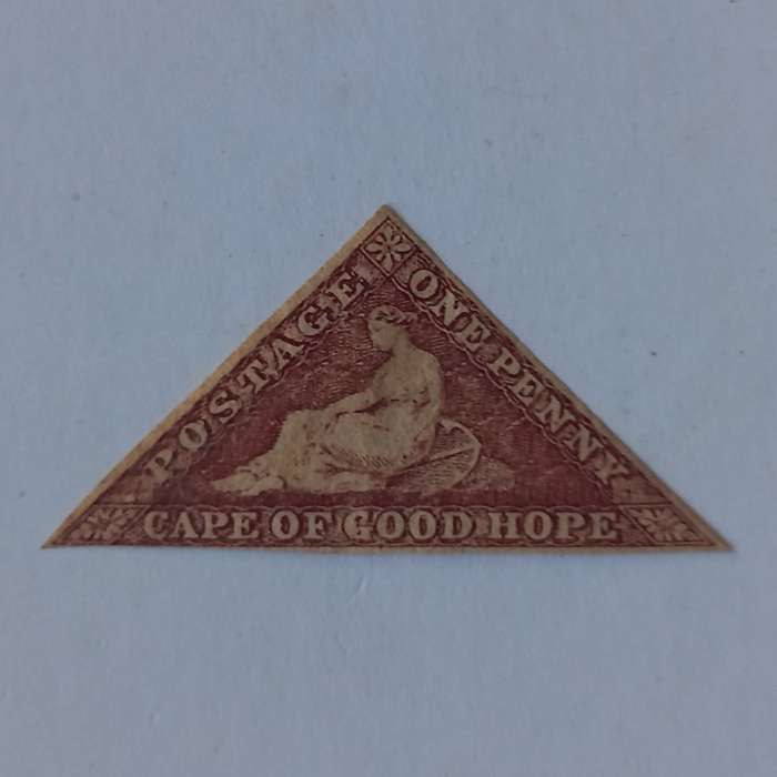 COGH - 1863 1d Brownish-Red - Single - Used with COA