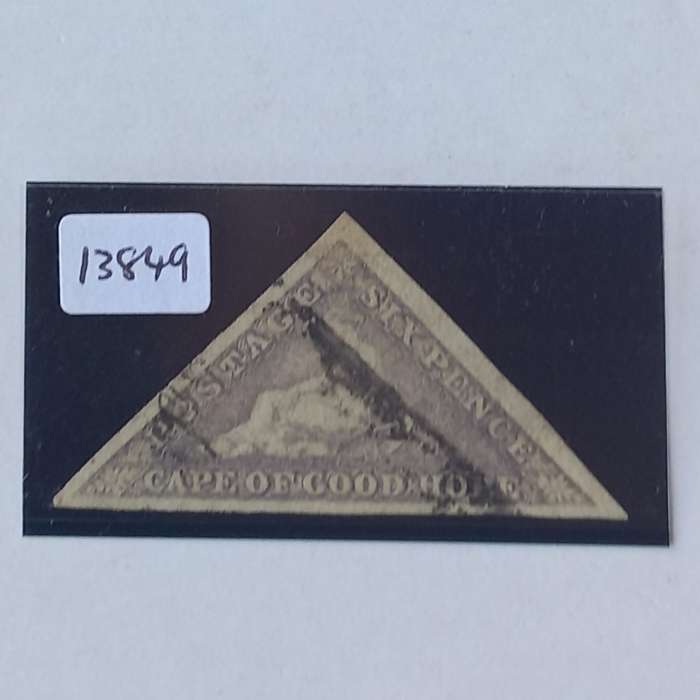 COGH - 1855(1858) 6d Pale Rose-Lilac - Single - Used with COA