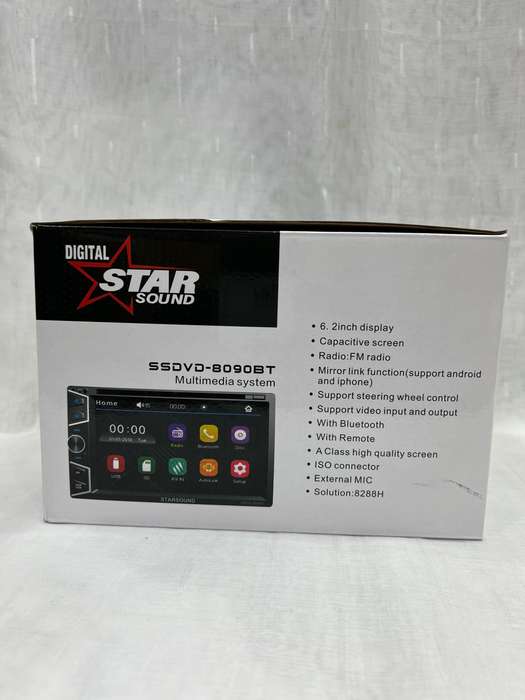 Starsound SSDVD-8090BT DVD Player with Mirrorlink