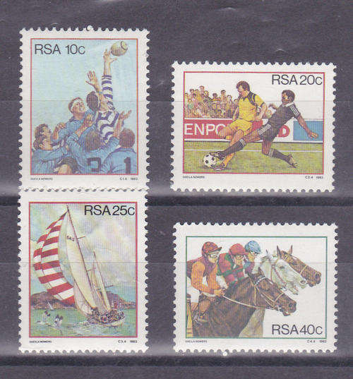 SA 1983 - SPORT ACTIVITIES IN SA - SACC 549-552 - MNH