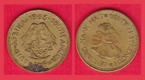South Africa ½ cent 1963