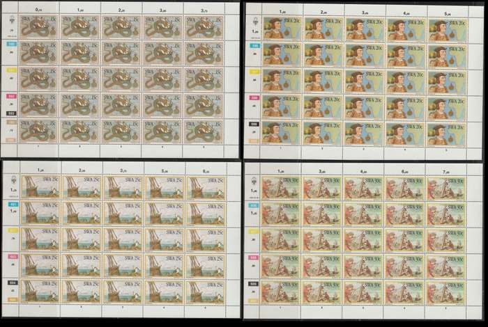 South West Africa UMM Full Set of Sheets Bartholomeo Diaz 1982 CV R1370+