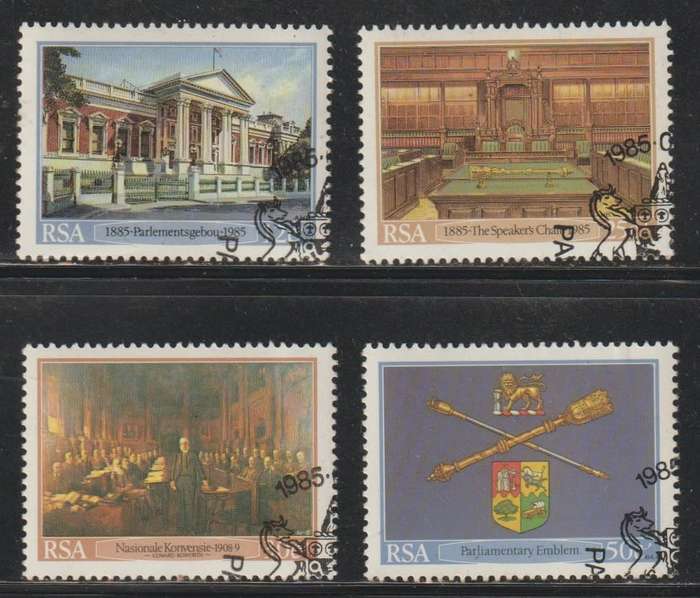 South Africa The 100th Anniversary of the Cape Parliament Building 1985 CV R35+