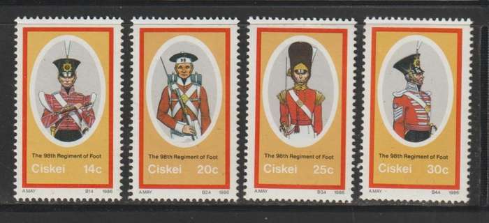 Ciskei Military Uniforms of the 98th Foot Regiment 1986 CV R60+